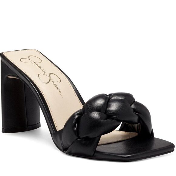 Jessica Simpson Women S Sassia Braided Slip-on Slide Dress Sandals - Picture 1 of 9